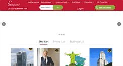 Desktop Screenshot of emailnphonelist.com
